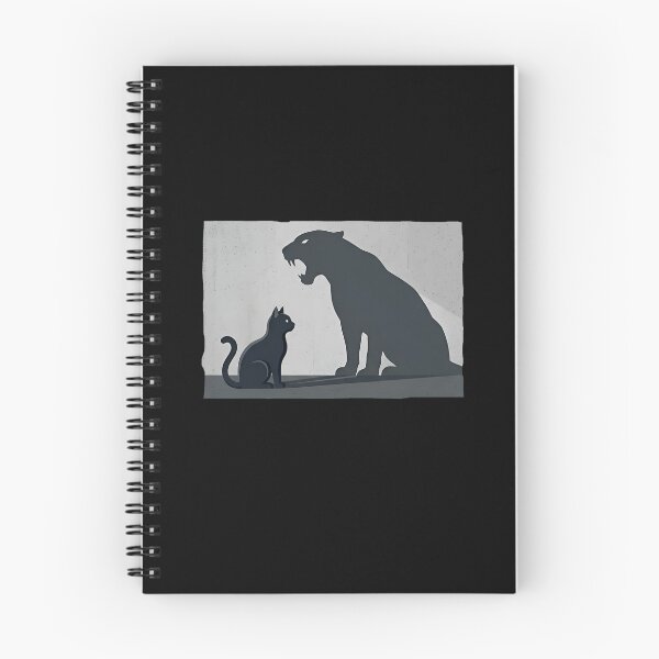Item preview, Black Cat Panther Shadow Courage designed and sold by Zazz Lee.