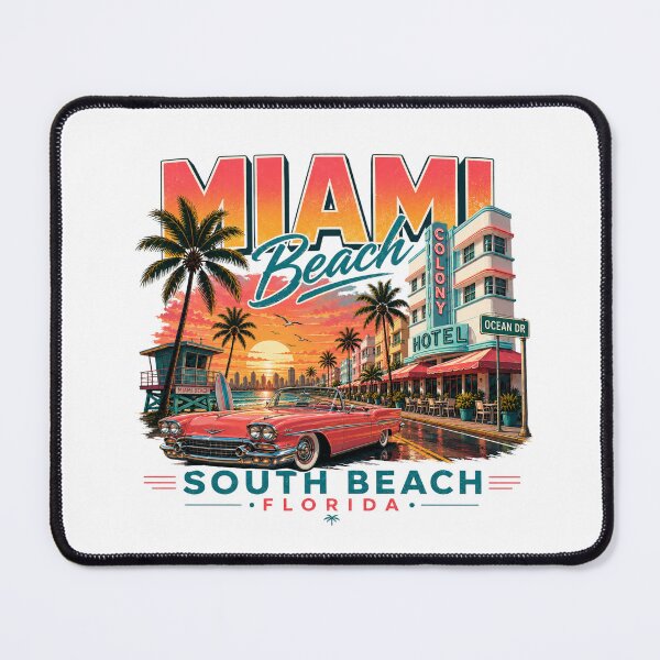 Item preview, Street Outfit Casual Miami Beach Retro Sunset Vintage T-Shirt designed and sold by piketo.