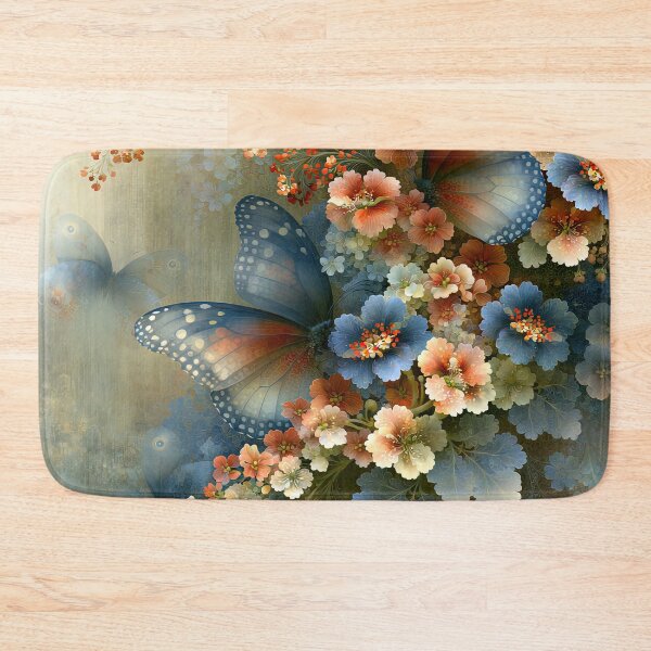 Item preview, The Tapestry of Indigo and Coral Bloom designed and sold by bloorose.