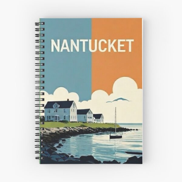 Item preview, Nantucket Coastal Travel Poster Vintage Island Wall Art Massachusetts Seaside Decor designed and sold by Eclipse 3699.