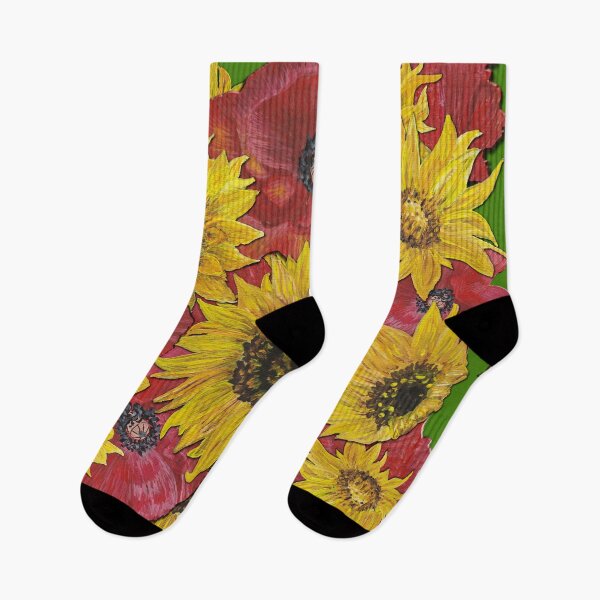 Item preview, Sunflowers Poppies 2 designed and sold by nastiaart.