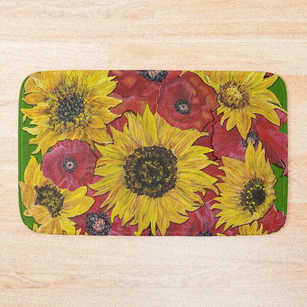 Item preview, Sunflowers Poppies 2 designed and sold by nastiaart.