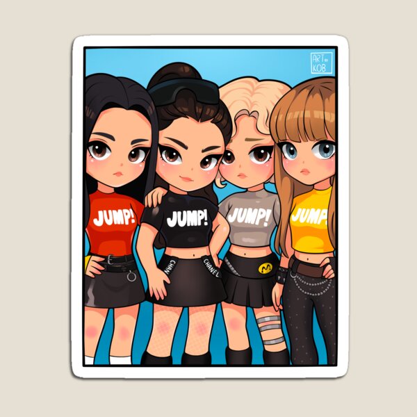 Item preview, Blackpink Jump! designed and sold by ArtbyKob.
