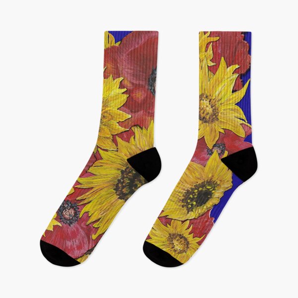 Item preview, Sunflowers Poppies 3 designed and sold by nastiaart.