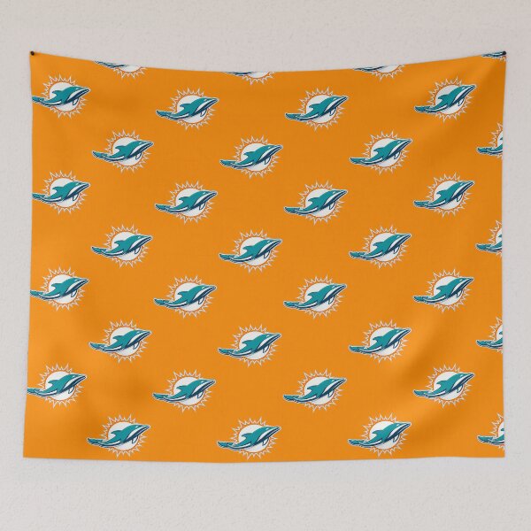 Item preview, Miami Dolphins NFL Logo Mascot Drawing Design designed and sold by Luke Foran Sports Art.