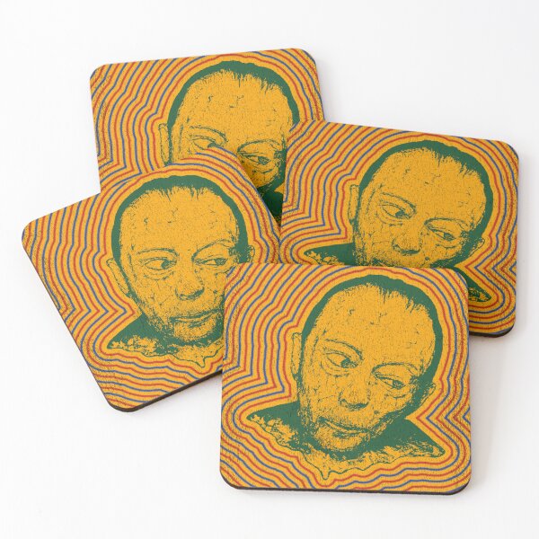 Item preview, Thom Yorke Psychedelic Alt Rock Halftone Distressed Graphic Art designed and sold by surmind.
