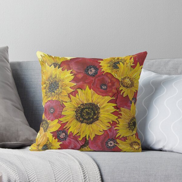 Item preview, Sunflowers Poppies 4 designed and sold by nastiaart.