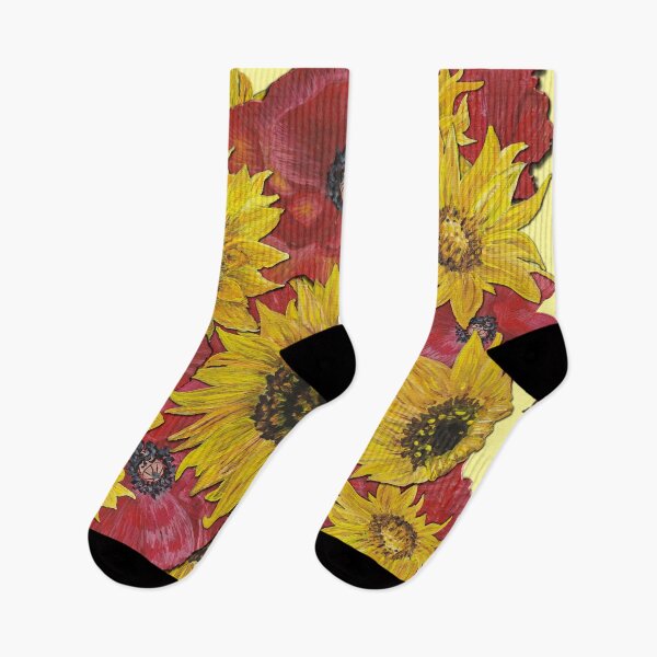 Item preview, Sunflowers Poppies 4 designed and sold by nastiaart.