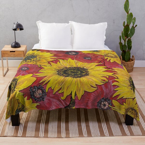 Item preview, Sunflowers Poppies 4 designed and sold by nastiaart.
