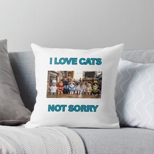 Item preview, i love cats. not sorry designed and sold by Goode-sense2025.