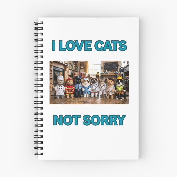 Item preview, i love cats. not sorry designed and sold by Goode-sense2025.