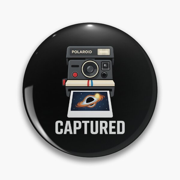 Item preview, Captured Polaroid Instant Camera Black Hole Astrophotography designed and sold by Zazz Lee.