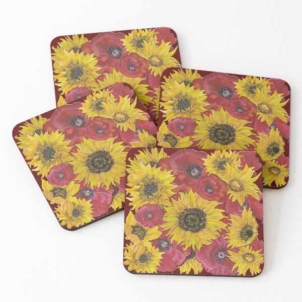 Item preview, Sunflowers Poppies 5 designed and sold by nastiaart.