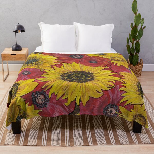 Item preview, Sunflowers Poppies 5 designed and sold by nastiaart.
