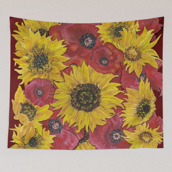 Item preview, Sunflowers Poppies 5 designed and sold by nastiaart.