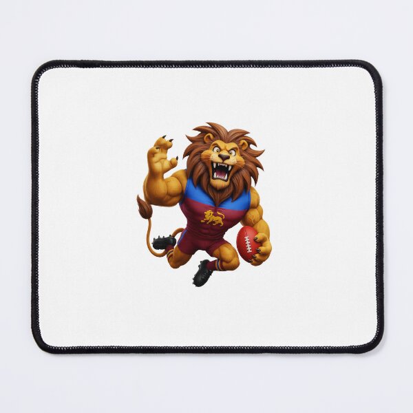 Item preview, Brisbane Lions AFL Mascot Logo Classic Vintage Retro Design designed and sold by Luke Foran Sports Art.