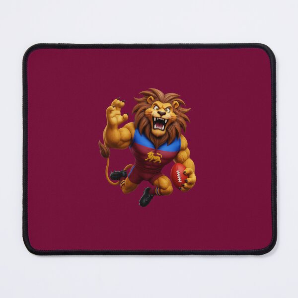 Item preview, Brisbane Lions AFL Mascot Logo Classic Vintage Retro Design designed and sold by Luke Foran Sports Art.