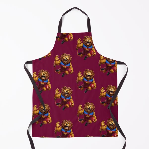 Item preview, Brisbane Lions AFL Mascot Logo Classic Vintage Retro Design designed and sold by Luke Foran Sports Art.