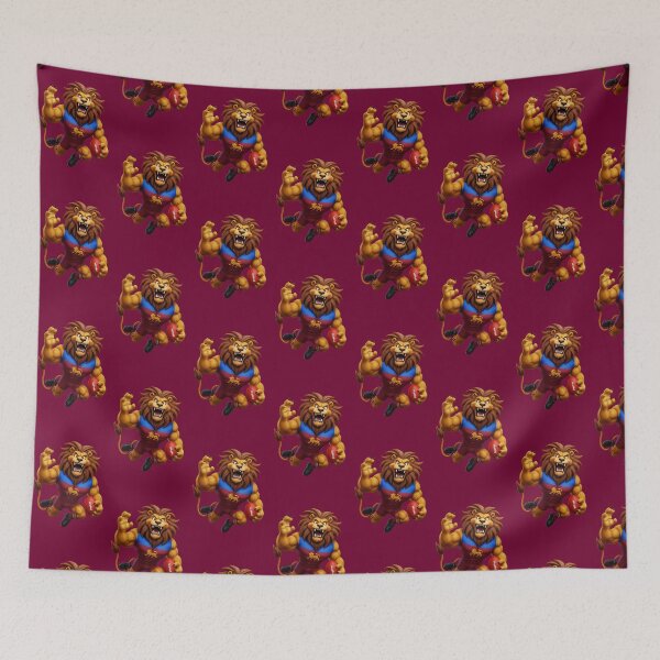 Item preview, Brisbane Lions AFL Mascot Logo Classic Vintage Retro Design designed and sold by Luke Foran Sports Art.