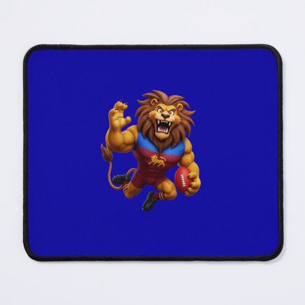 Item preview, Brisbane Lions AFL Mascot Logo Classic Vintage Retro Design designed and sold by Luke Foran Sports Art.