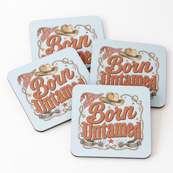 Item preview, Born Untamed Western Cowboy Vintage designed and sold by NosandEdgy.