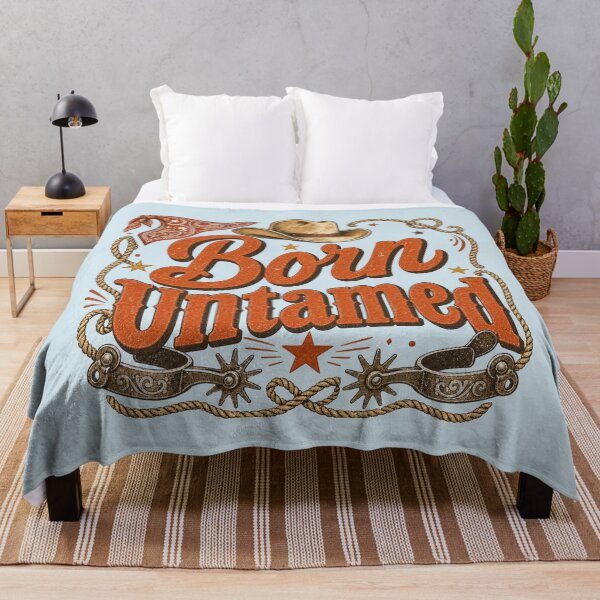 Item preview, Born Untamed Western Cowboy Vintage designed and sold by NosandEdgy.