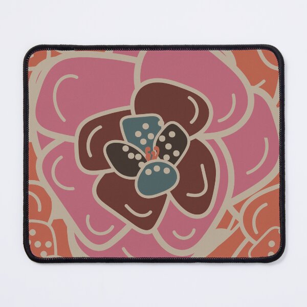 Item preview, Funky Modern Abstract Floral Pink And Orange. designed and sold by SalsySafrano.