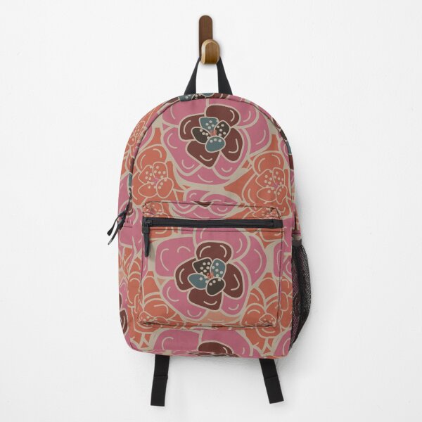 Item preview, Funky Modern Abstract Floral Pink And Orange. designed and sold by SalsySafrano.