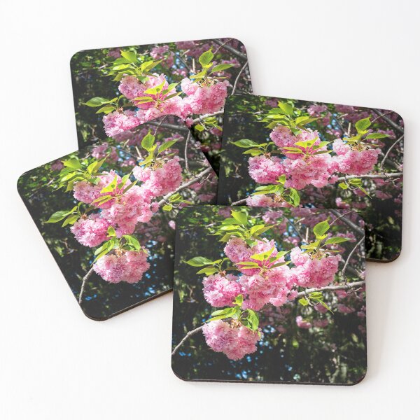 Item preview, Double Pink Cherry Blossom Branch Close-Up Photography designed and sold by Photo-By-Nate.