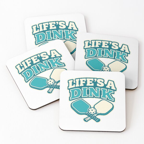 Item preview, Life's a Dink - Funny Pickleball Paddle Design designed and sold by EastEndTownie.
