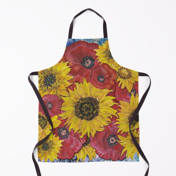 Item preview, Sunflowers Poppies Background 1 designed and sold by nastiaart.