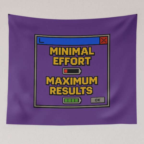 Item preview, Productive Laziness – Minimal Effort Maximum Results designed and sold by Mad Factory Designs.