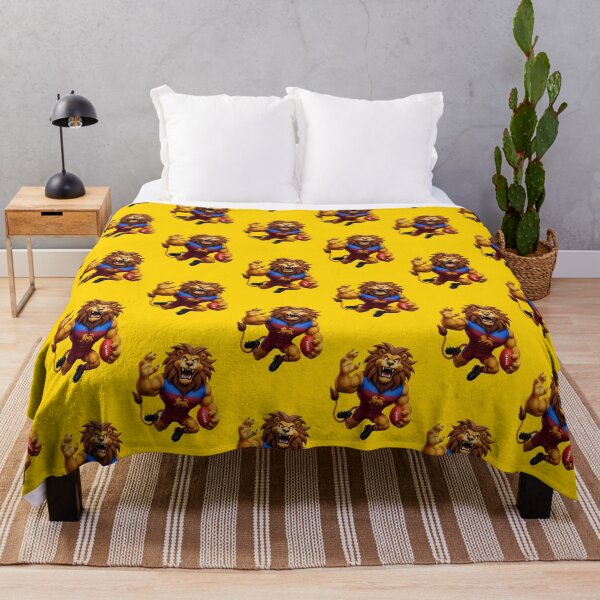 Item preview, Brisbane Lions AFL Mascot Logo Classic Vintage Retro Design designed and sold by Luke Foran Sports Art.