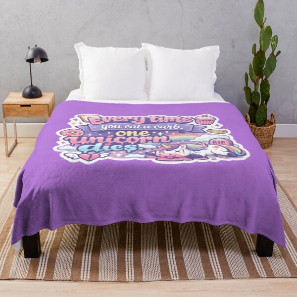 Item preview, Every time you eat a carb, one unicorn dies. designed and sold by amyness.