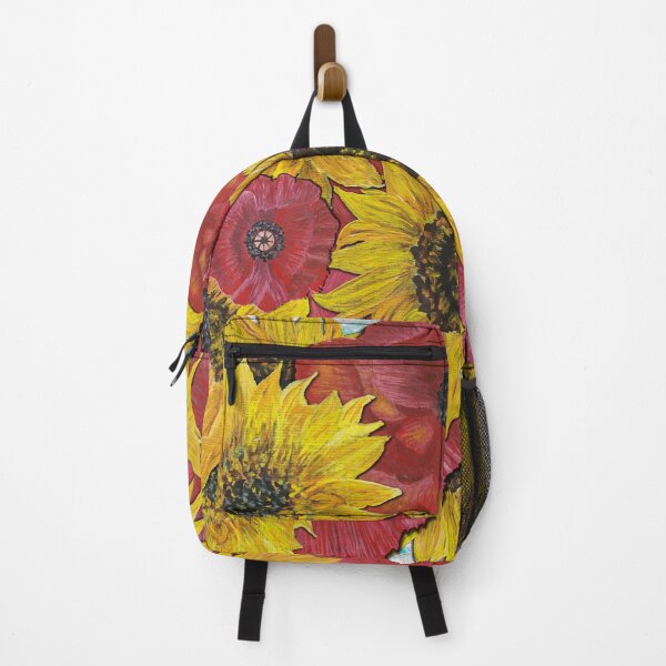 Item preview, Sunflowers Poppies Background 2 designed and sold by nastiaart.
