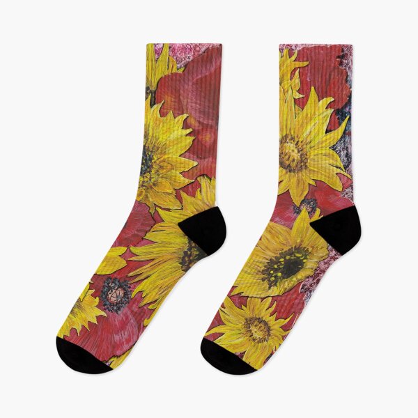Item preview, Sunflowers Poppies Background 3 designed and sold by nastiaart.