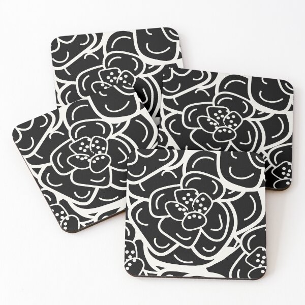 Item preview, Bold Modern Abstract Floral Black And White. designed and sold by SalsySafrano.