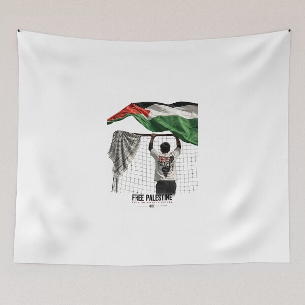 Item preview, Free Palestine | Minimalist Resistance Art designed and sold by Créat 213.