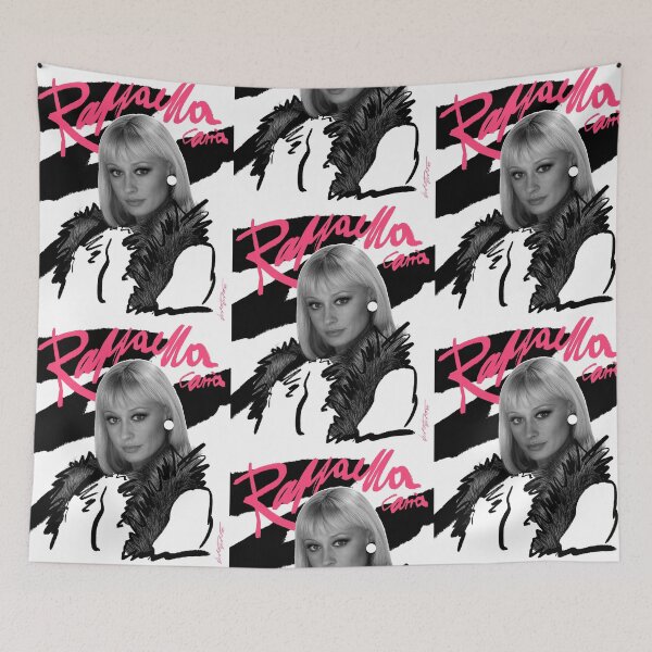 Item preview, RAFFAELLA CARRA 80S RETRO STYLE PINK LOGO designed and sold by DiscoDiscoMx.