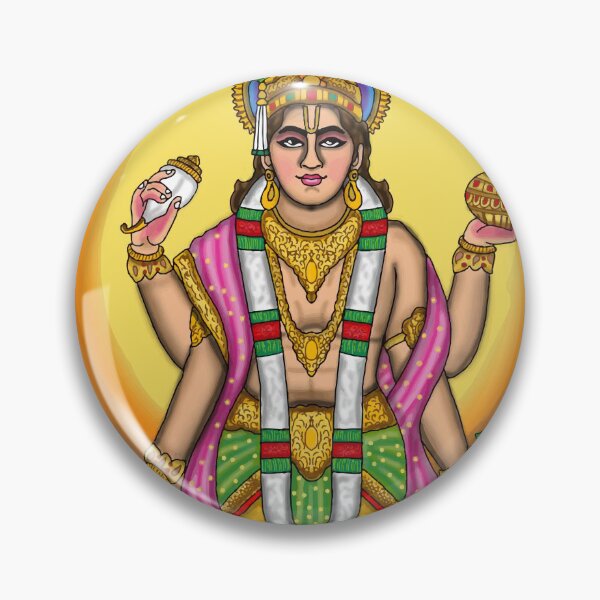 Item preview, Lord Dhanvantari Artwork | Divine Hindu God of Ayurveda Digital Illustration designed and sold by Harshit_Digital_Arts.