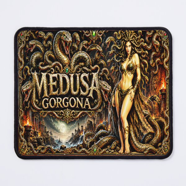 Item preview, MEDUSA GORGONA – The Serpent Queen's Deadly Beauty | Mythology Fantasy Art designed and sold by Alchemy Forge.