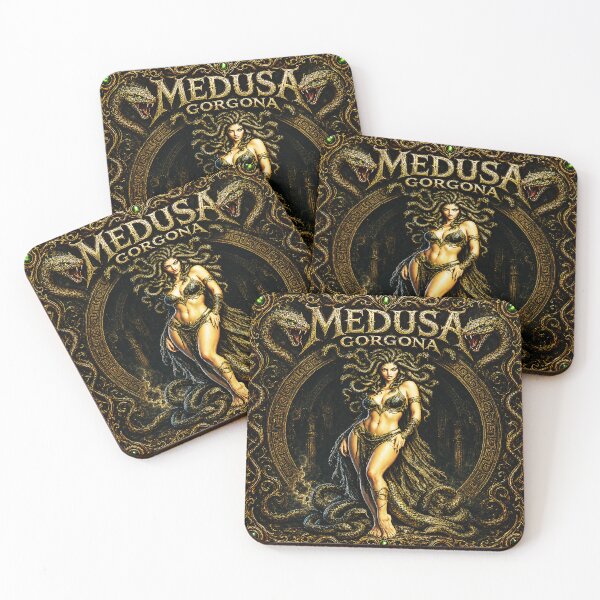 Item preview, MEDUSA GORGONA – The Serpent Queen's Deadly Beauty | Mythology Fantasy Art designed and sold by Alchemy Forge.