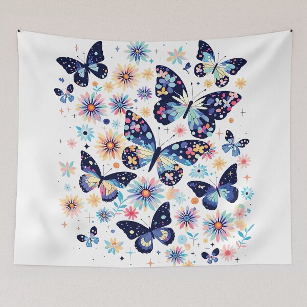 Item preview, The Whimsical Mosaic of Midnight Wings designed and sold by bloorose.