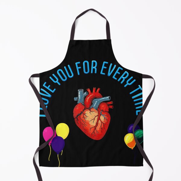 Item preview, I LOVE YOU FOR EVERY TIME Anatomical heart designed and sold by FahdSpaceArt.
