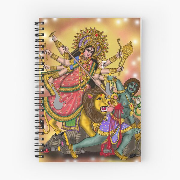 Item preview, Goddess Durga Artwork | Divine Hindu Goddess Digital Painting Illustration designed and sold by Harshit_Digital_Arts.