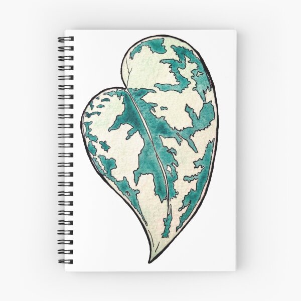 Item preview, Scindapsus pictus exotica watercolor leaf designed and sold by LemonJulesArt.