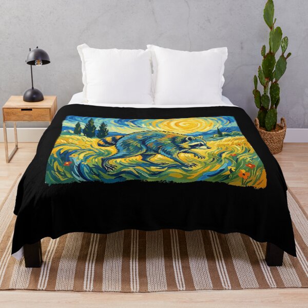 Item preview, Van Gogh Jimothy Raccoon Animal Graphic Artwork designed and sold by stershopepie.