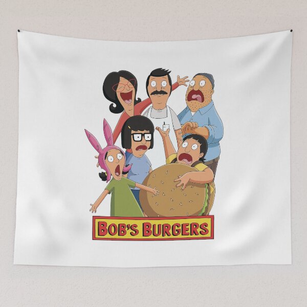 Item preview, Subtle Bob's Burgers cWhite Patterns designed and sold by Sajutitulpes.