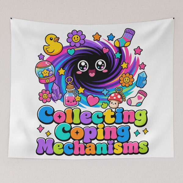 Item preview, Collecting Coping Mechanisms designed and sold by Silvered-Wings.