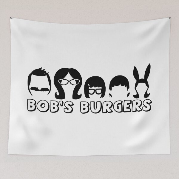 Item preview, White Bob's Burgers bWhite Design designed and sold by Sajutitulpes.